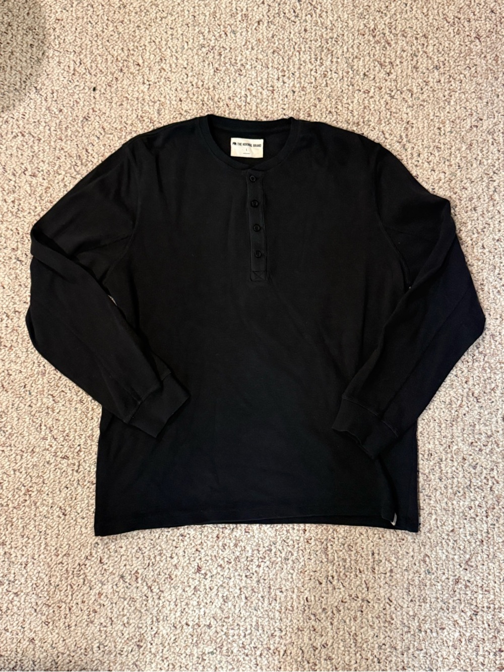 The Normal Brand Thermal Waffle Henley